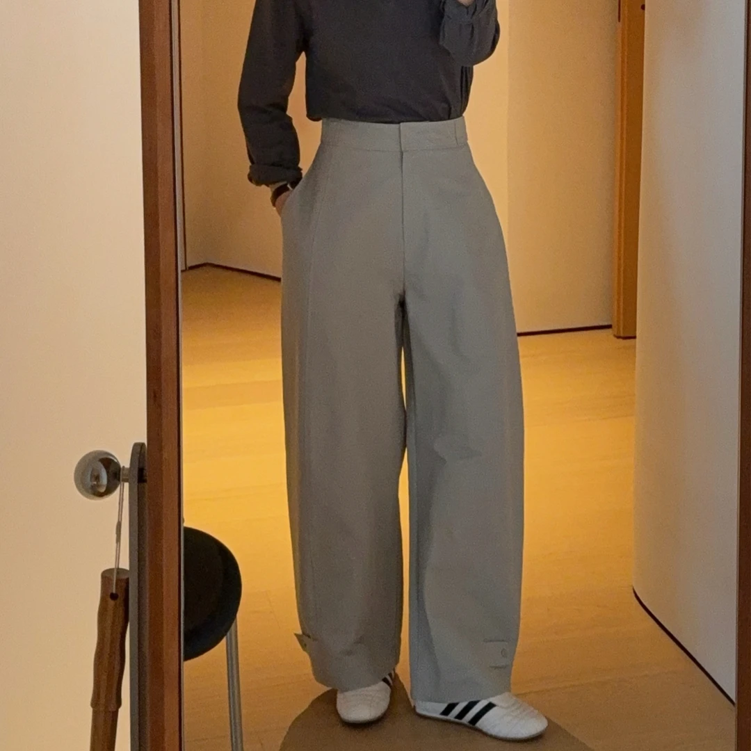 XIYE&W【调节镰刀裤】浅色休闲裤