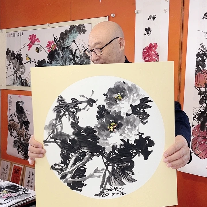 国画张圣敏先生纯手绘作品