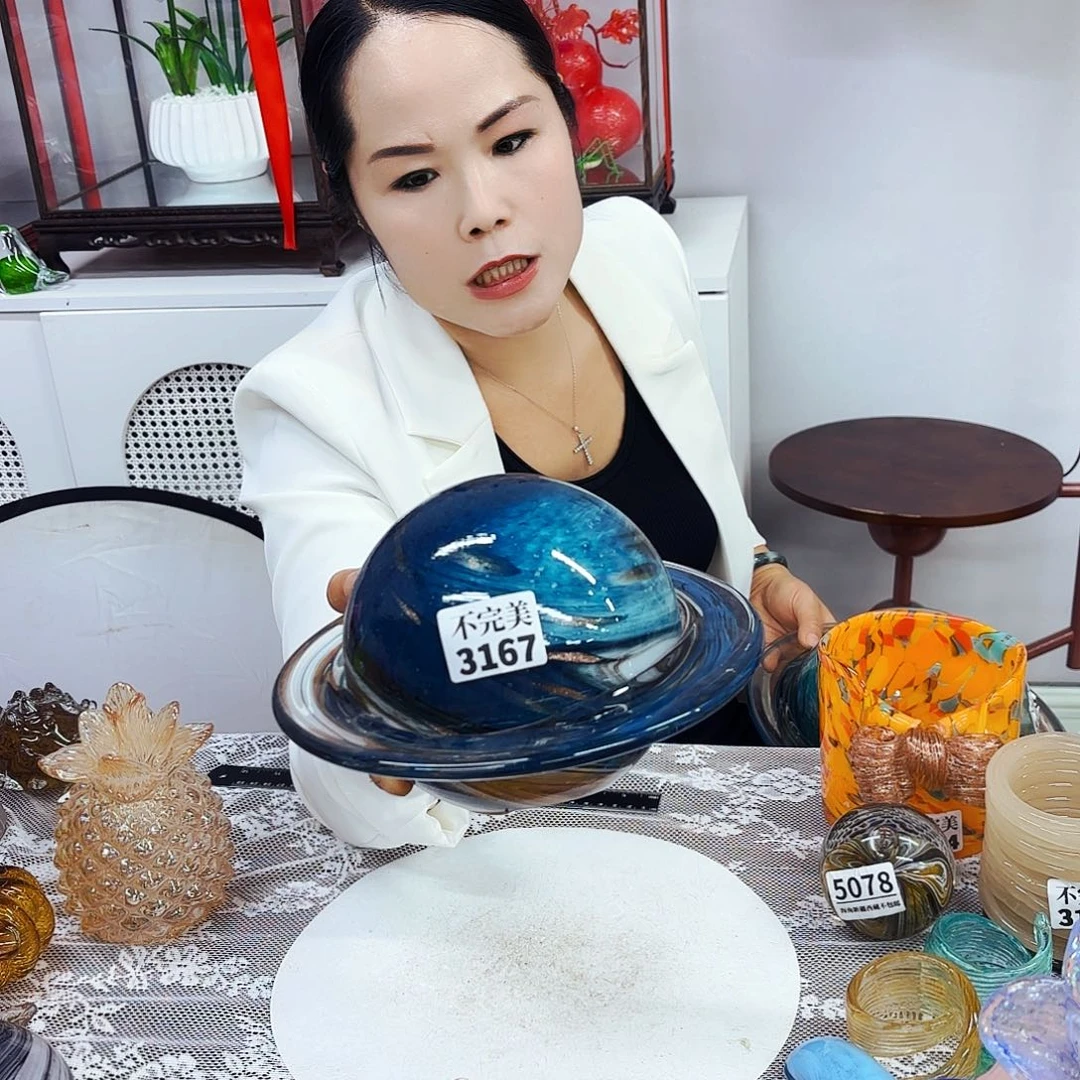 星球3167 安妮家居琉璃摆件不完美
