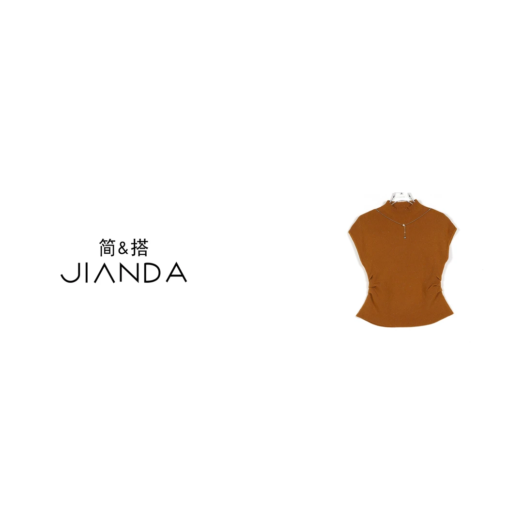 简&搭【千屿Sheila】飞飞袖小蛮腰遮肉T恤253-TX/0816-7216