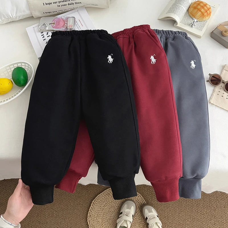 【四层加厚石墨烯 】抗寒20度儿童休闲保暖棉裤男女宝宝冬款