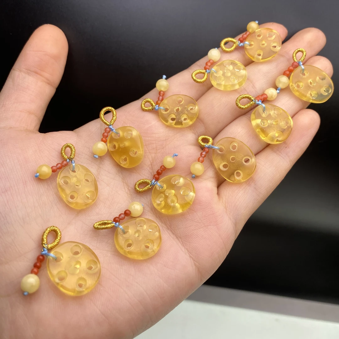 蜜蜡藕片提溜（多样性发货）