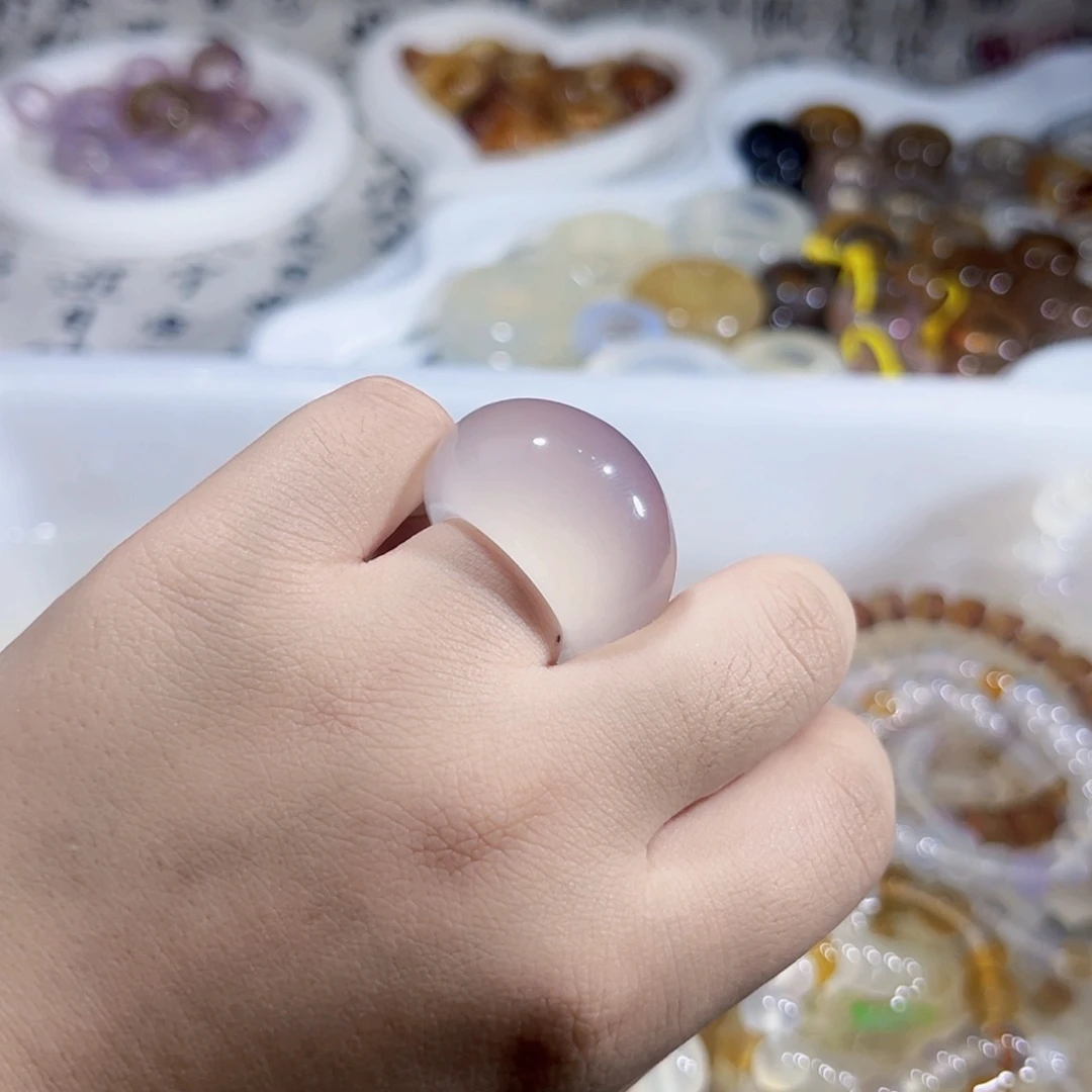 玛瑙/玉髓戒指合金
