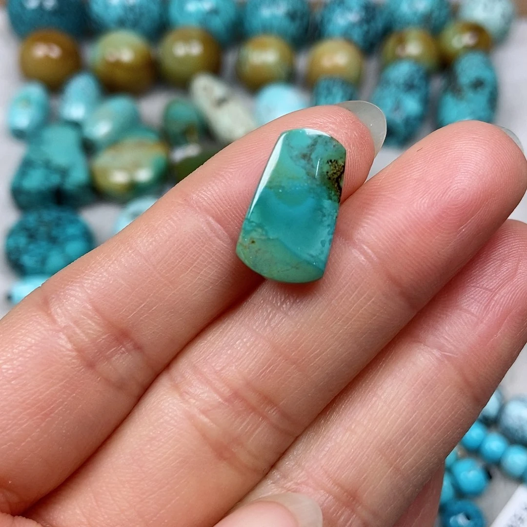 未镶嵌绿松石珠宝半成品