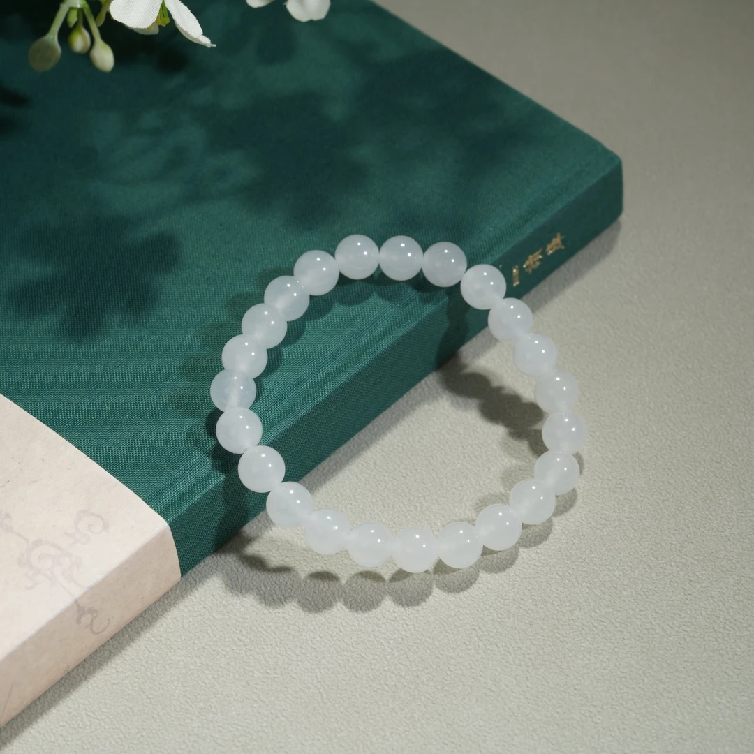 【小池专属】和田玉白玉手串 8mm CB3242