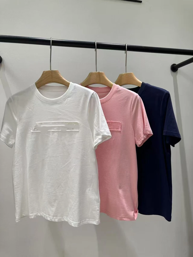 【BAI】100纯棉夏季新款短袖字母女T恤百搭563