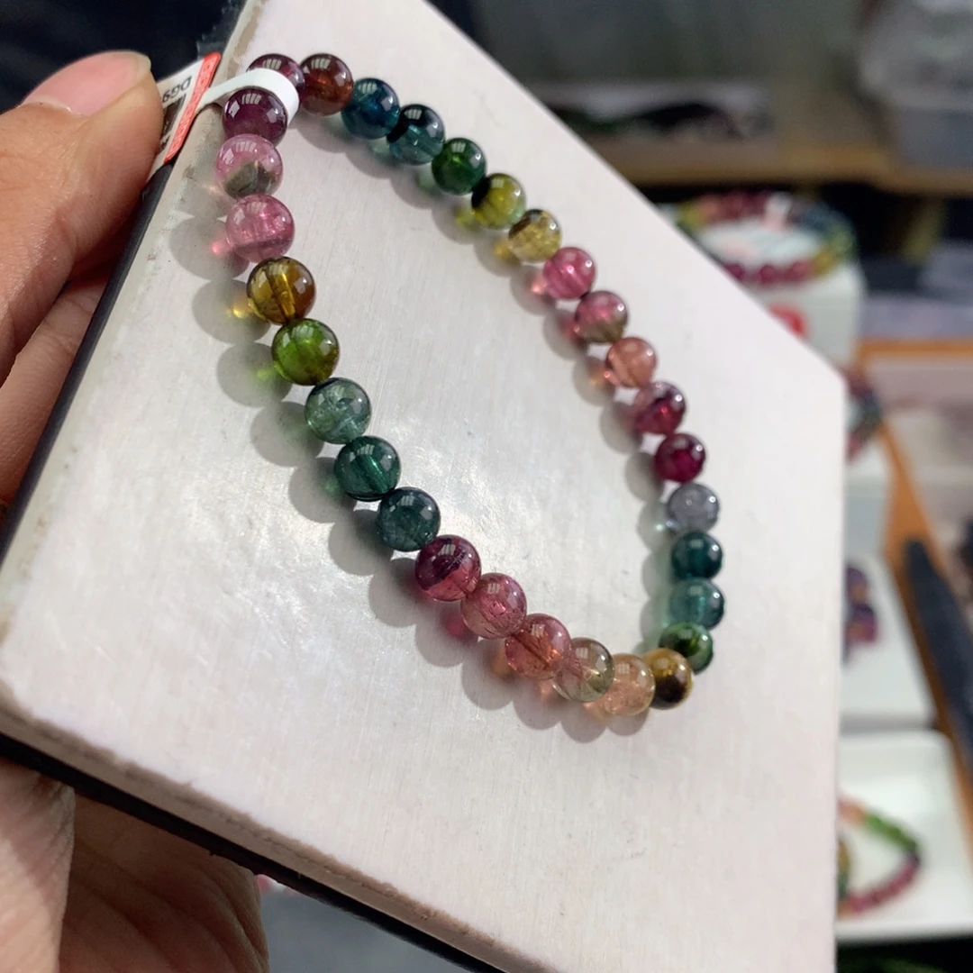 碧玺手链未镶嵌    6mm