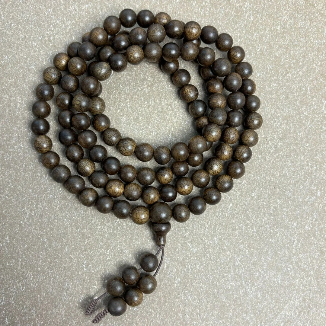 DZX002 沉香圆珠项链尺寸约8mm 多样性发一件