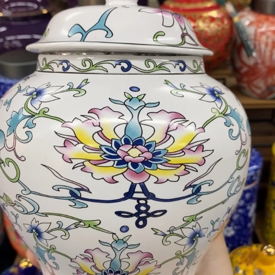 瓷片茶叶罐密封罐储物罐