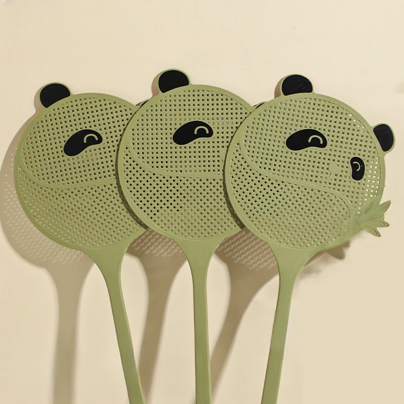 苍蝇拍家用2025年新款打蚊子拍塑料拍熟胶长柄卡通长蝇拍可爱大号