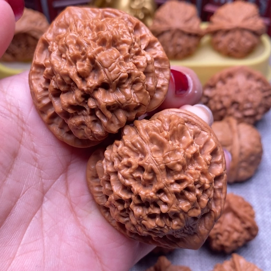 文玩核桃把件满***?官帽46+全品