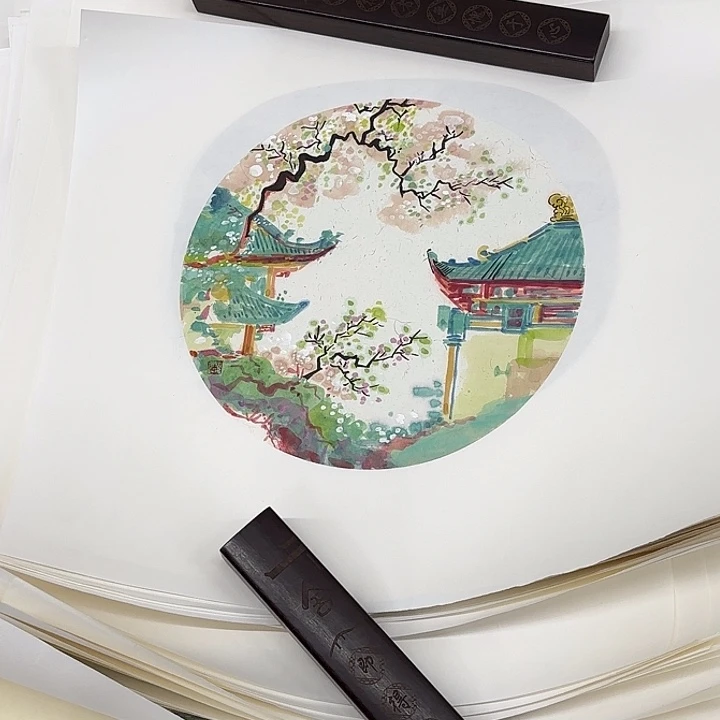 国画花鸟等图案等