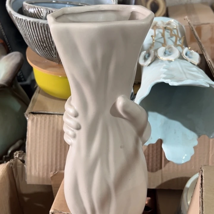 陶瓷花瓶摆件外贸出口微瑕捡漏