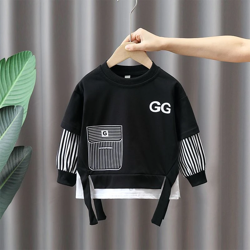 男童套装春秋装2025新款帅气时尚衣服潮宝宝春季可爱超萌儿童衣服