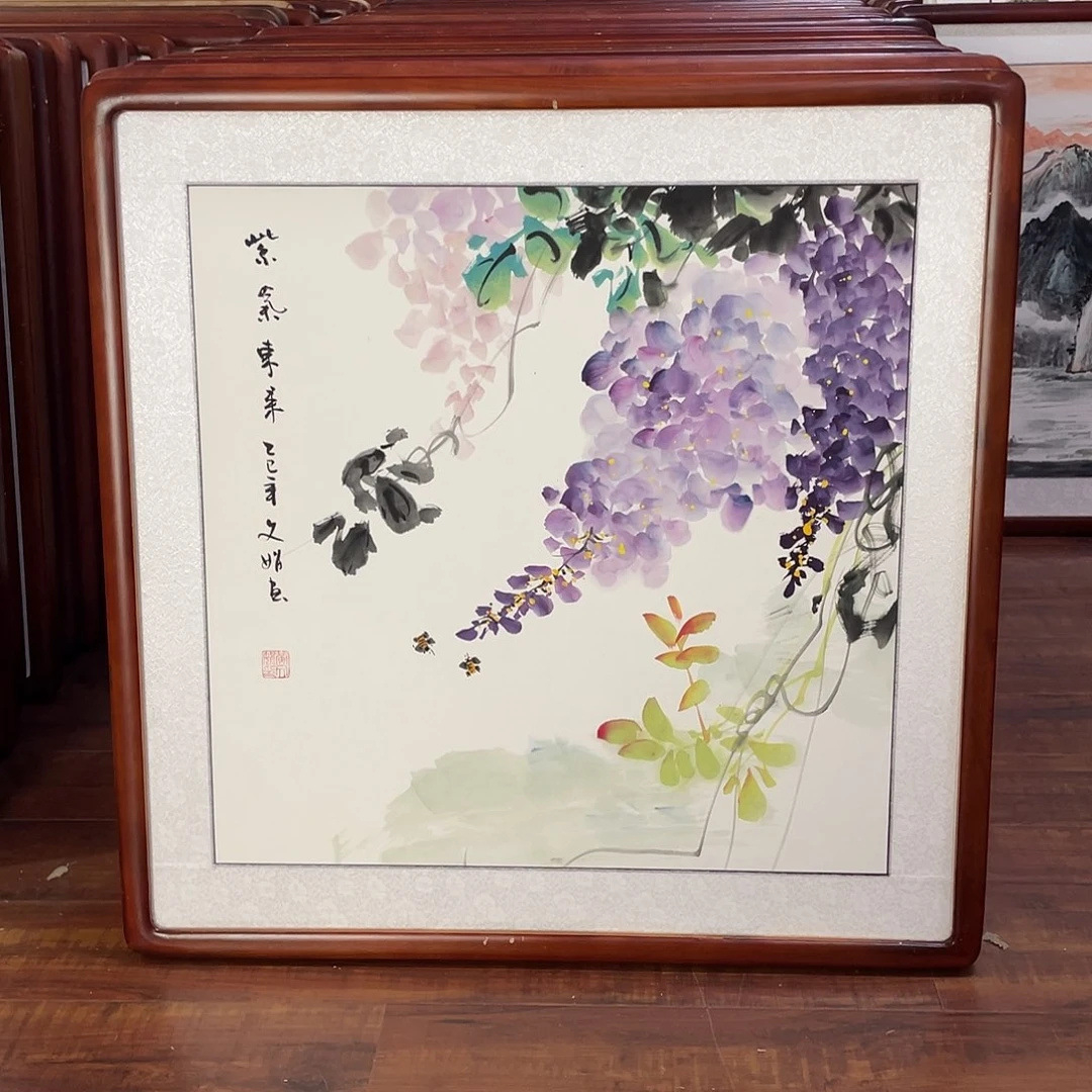 国画带框尺寸63*63厘米