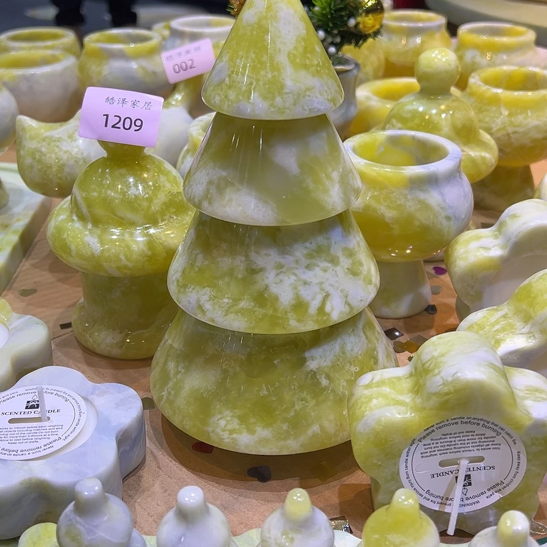 石材爱尔兰绿圣诞树08