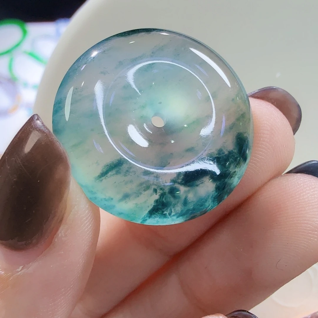 翡翠未镶嵌颈饰23.9/5.7