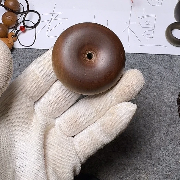 手串/手链檀香木老山檀香树心老料大的平安扣