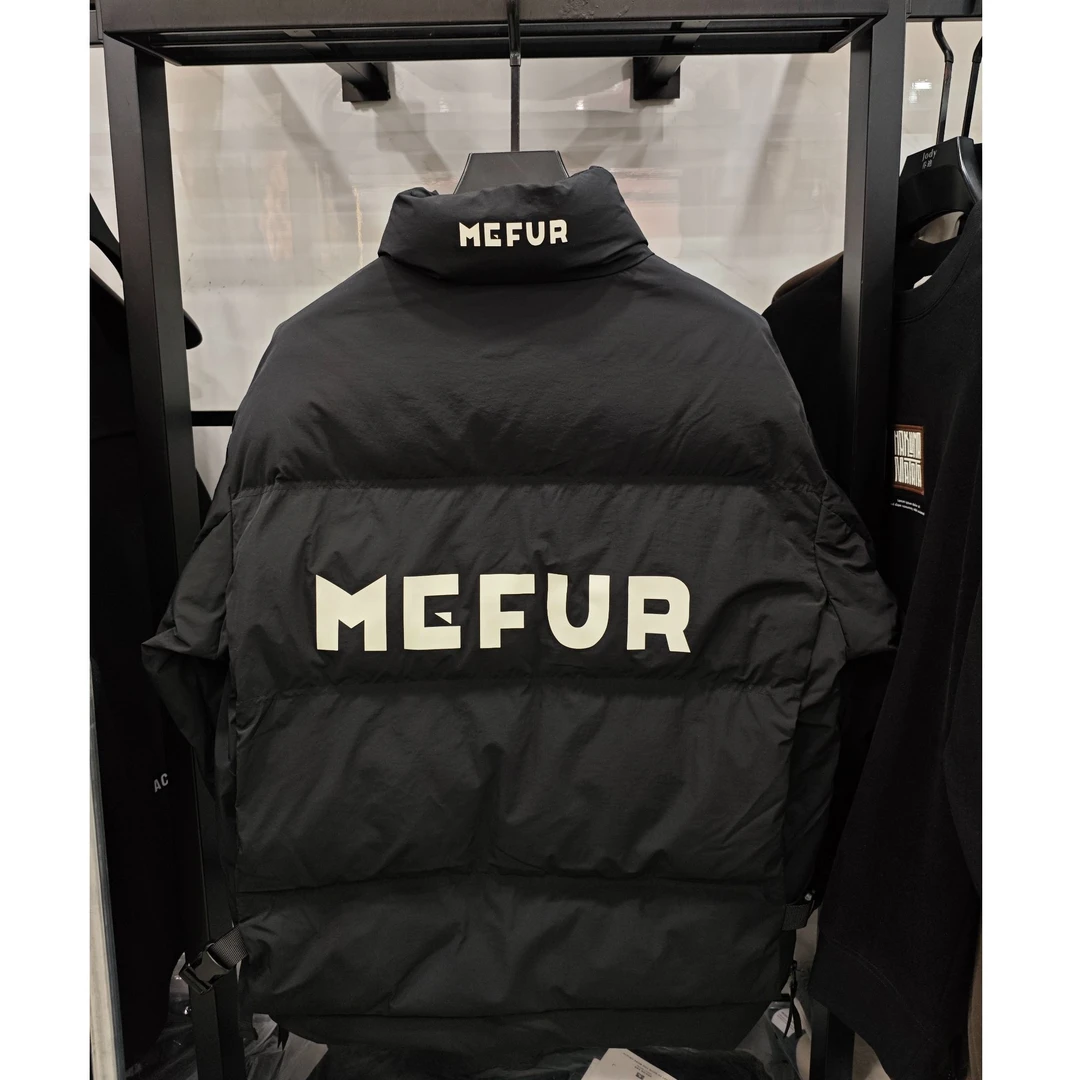 8907男士字母M印花冬季外套