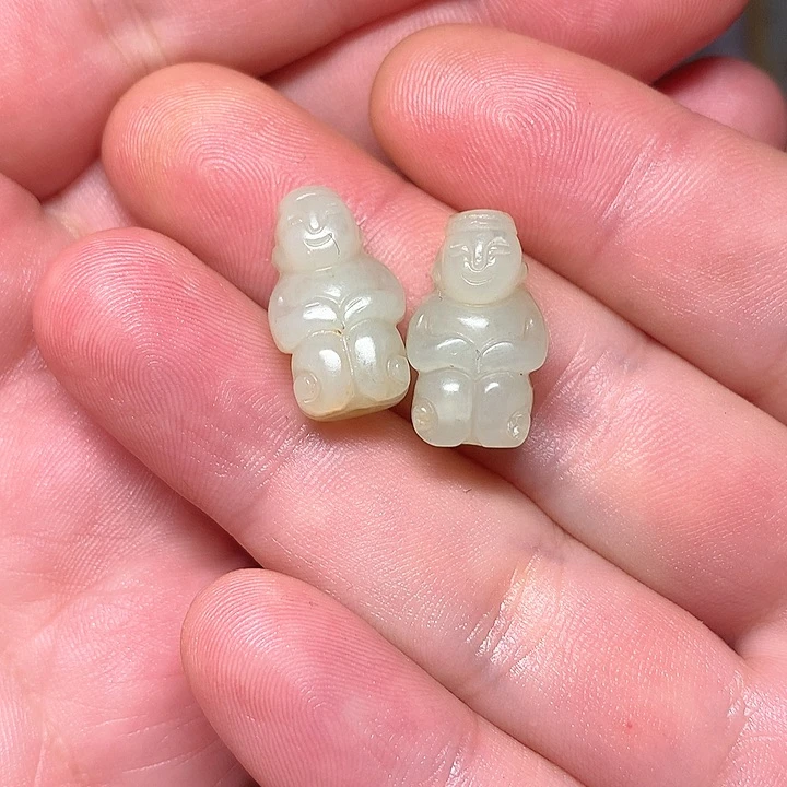 未镶嵌和田玉（糖玉）挂件小**吖