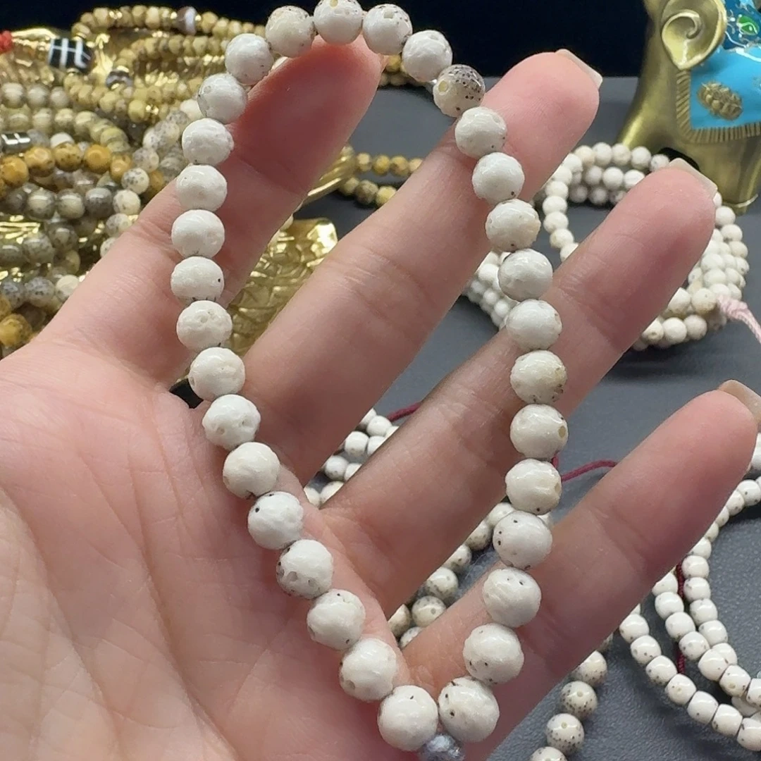 猪***孩吊坠星月菩提7圆无相手持