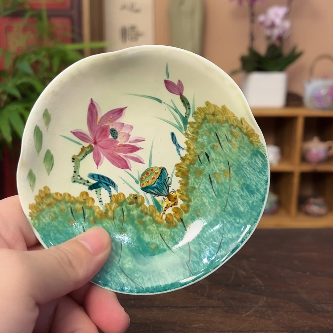 柴烧手工手绘陶瓷