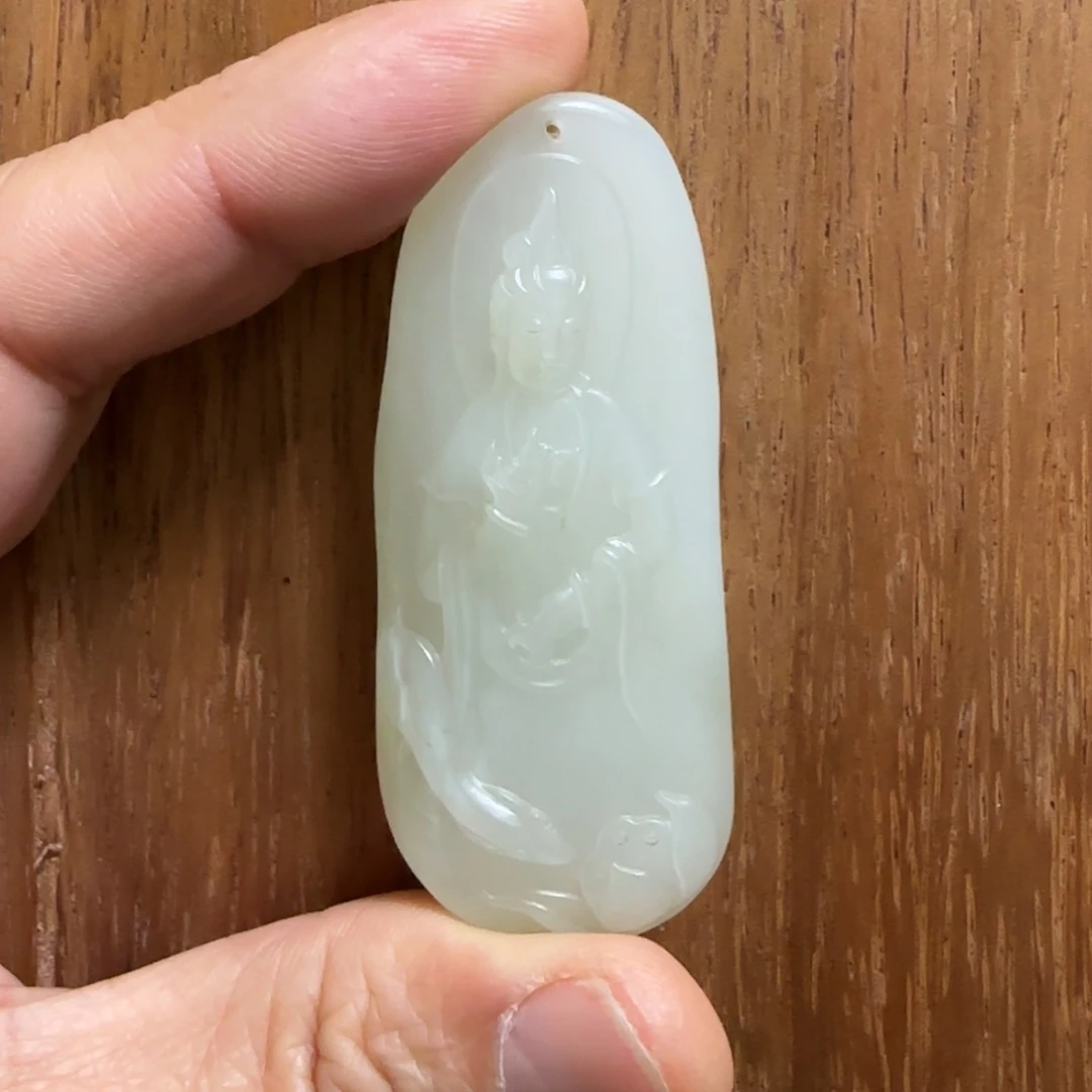 和田玉颈饰未镶嵌九*三