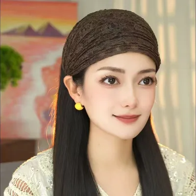 蕾丝宽边遮白发遮碎发洋气发箍女款头箍发带洗脸外戴带齿防滑发饰