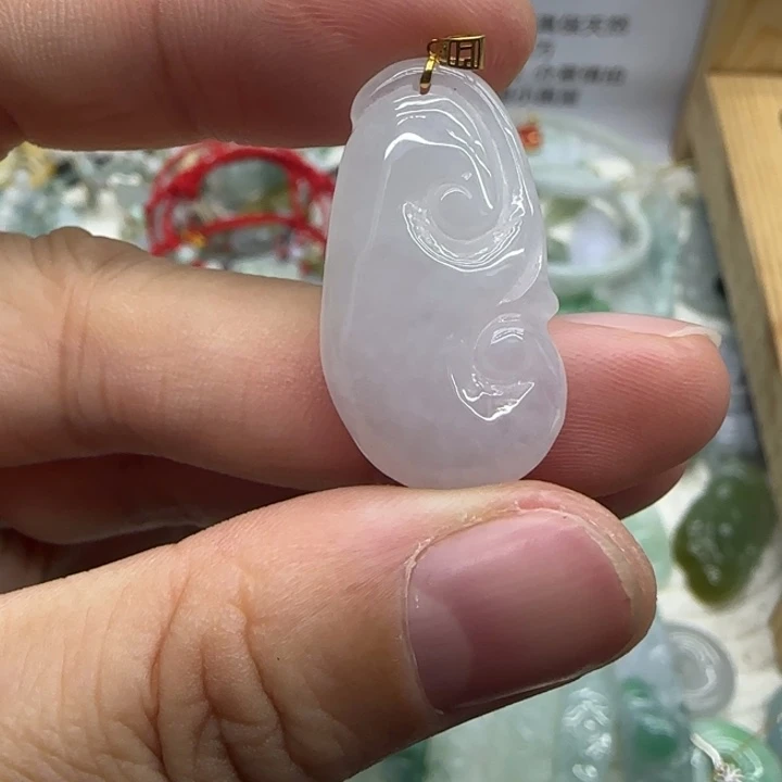 翡翠未镶嵌手链如意