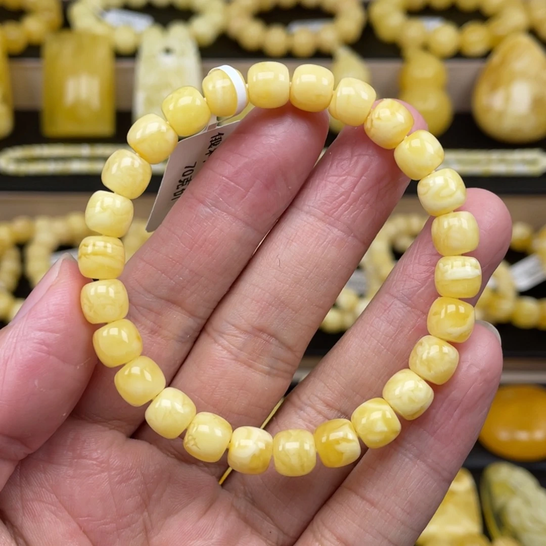 琥珀裸石未镶嵌琥珀蜜蜡