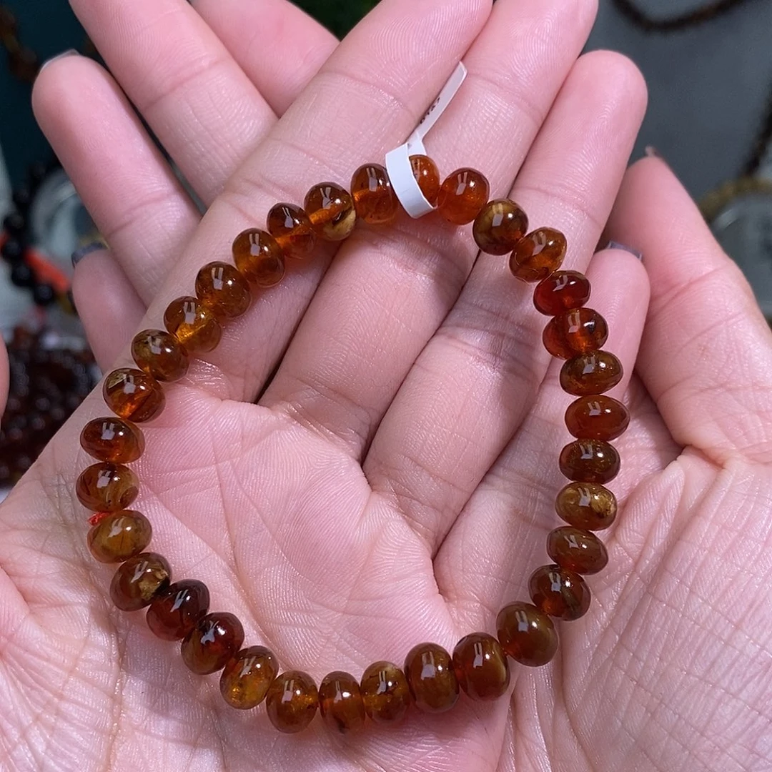 琥珀未镶嵌手链7➕