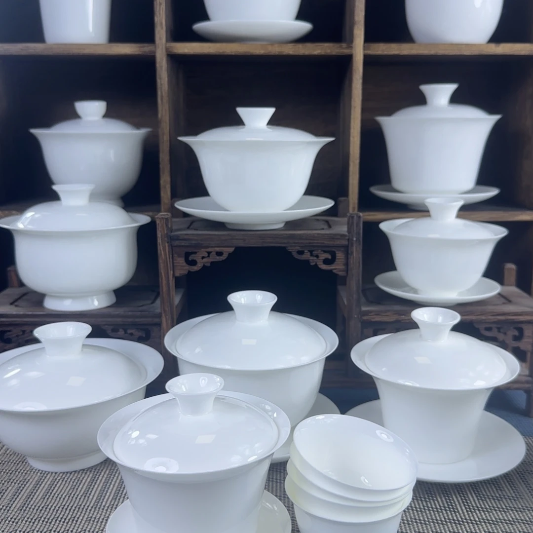 盖下90ml马蹄盖碗➕4个蛋壳杯