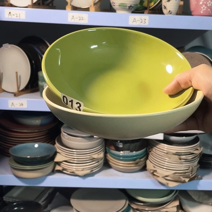 瓷2只高温釉下彩陶瓷餐具