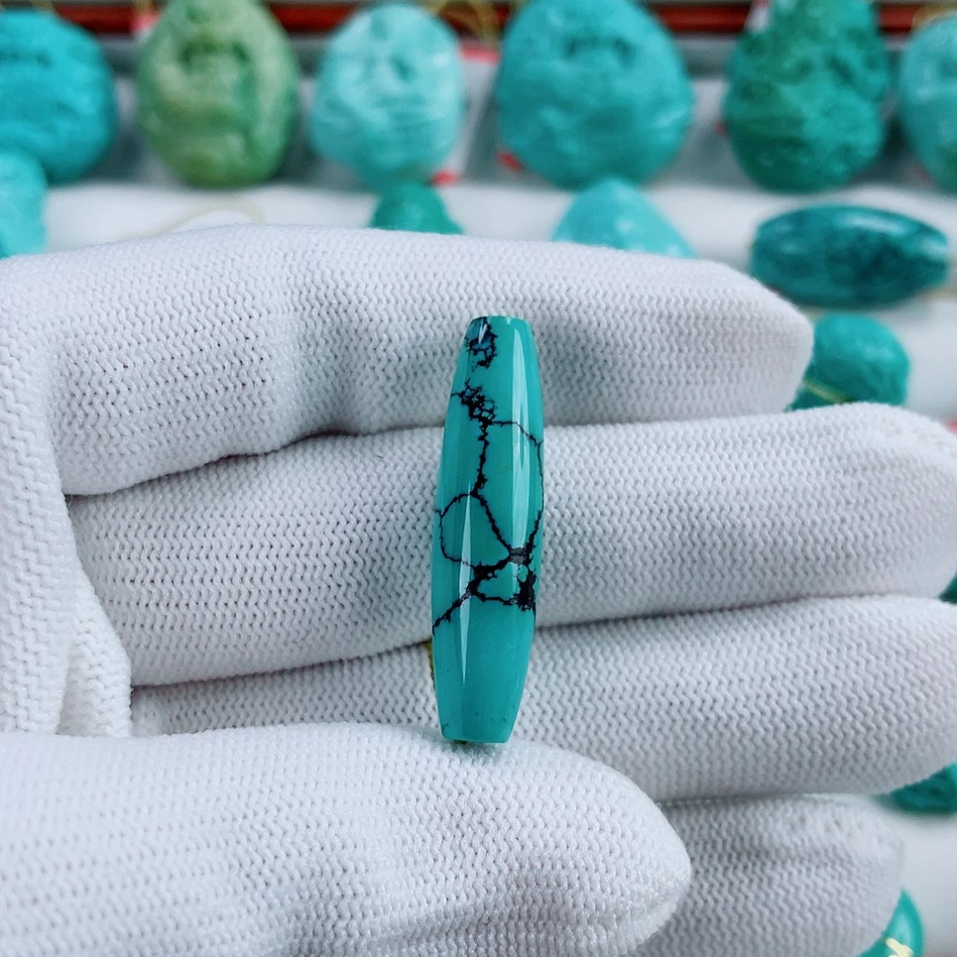 绿松石未镶嵌车挂