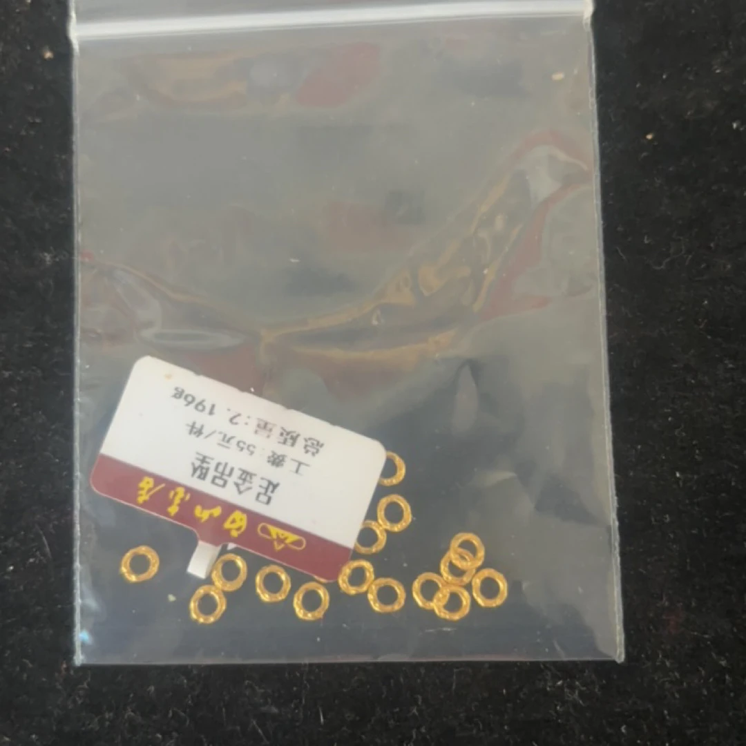 足金古法盘缠配件2.196工费55