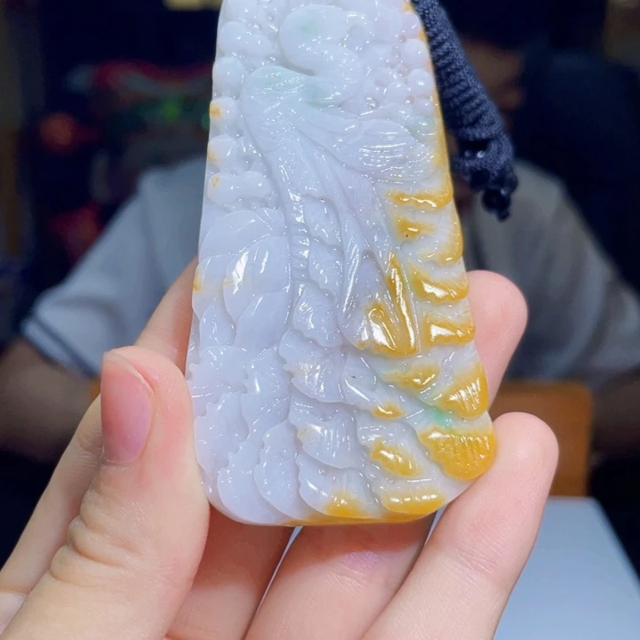 翡翠未镶嵌吊坠(不含链)X66