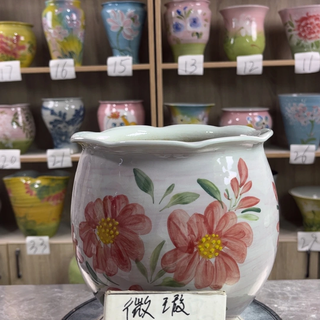 景德镇陶瓷花盆花盆