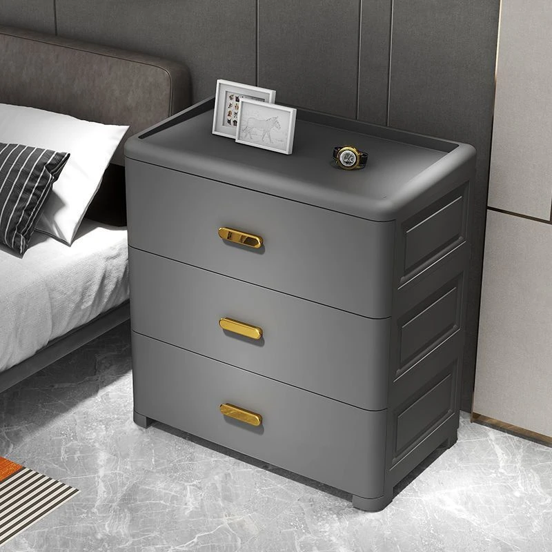 收纳柜抽屉式置物柜家用客厅收纳箱塑料多层储物柜日式卧室床头柜