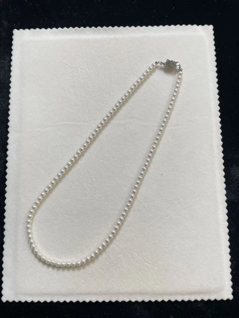 暖白色小米4mm45cm暖白色元宝扣链