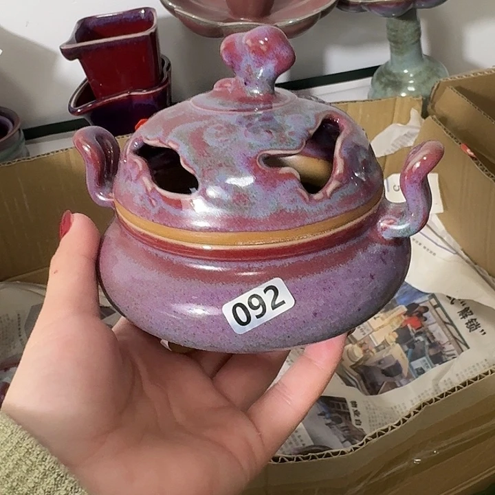 陶摆件郑家钧窑摆件