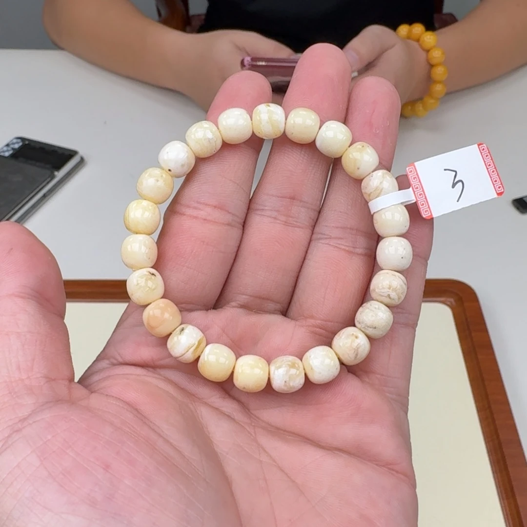 蜜蜡未镶嵌手链蜜蜡手串