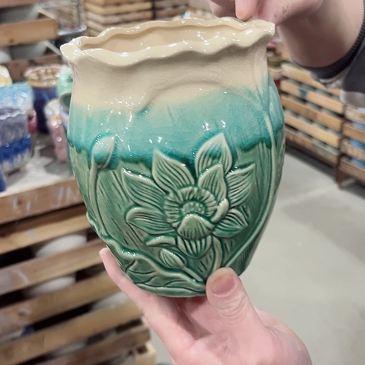 陶瓷陶瓷多肉植物花盆