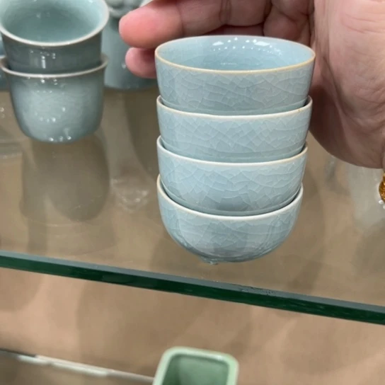 瓷片陶瓷茶具汝瓷茶具