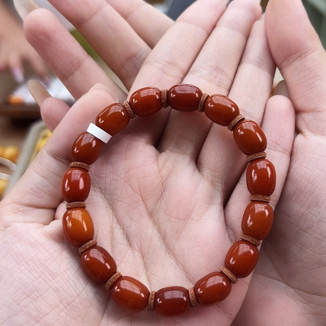 未镶嵌琥珀手链手串8m
