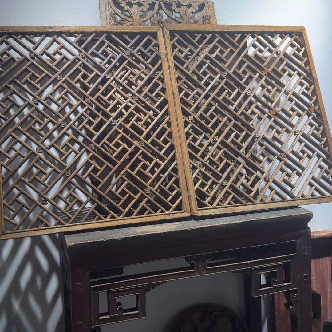 香樟木g***e老木雕花板