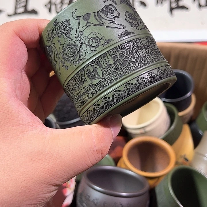 茶杯紫砂全手工紫砂主人杯