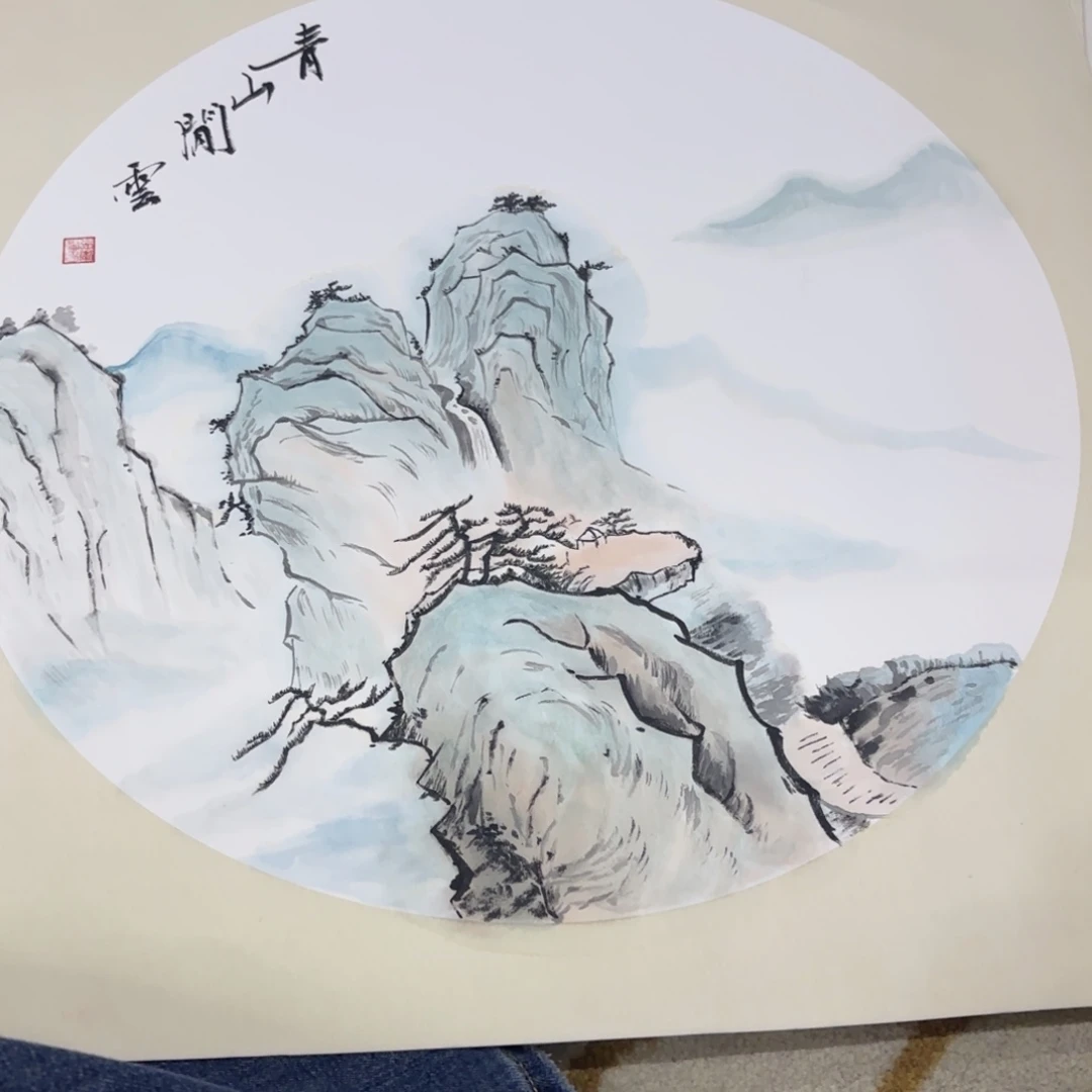 国画50-50卡纸作品艺
