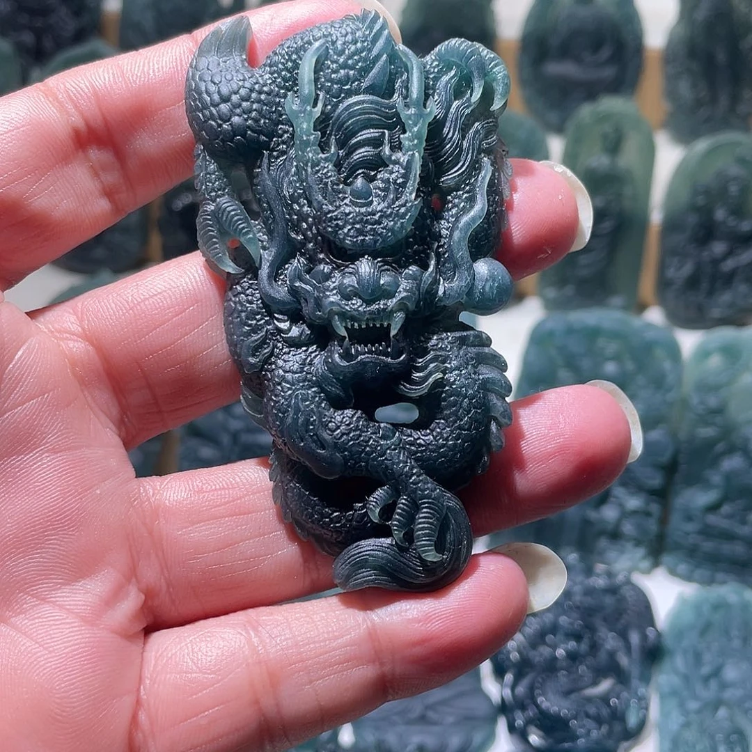 定制翡翠未镶嵌龙