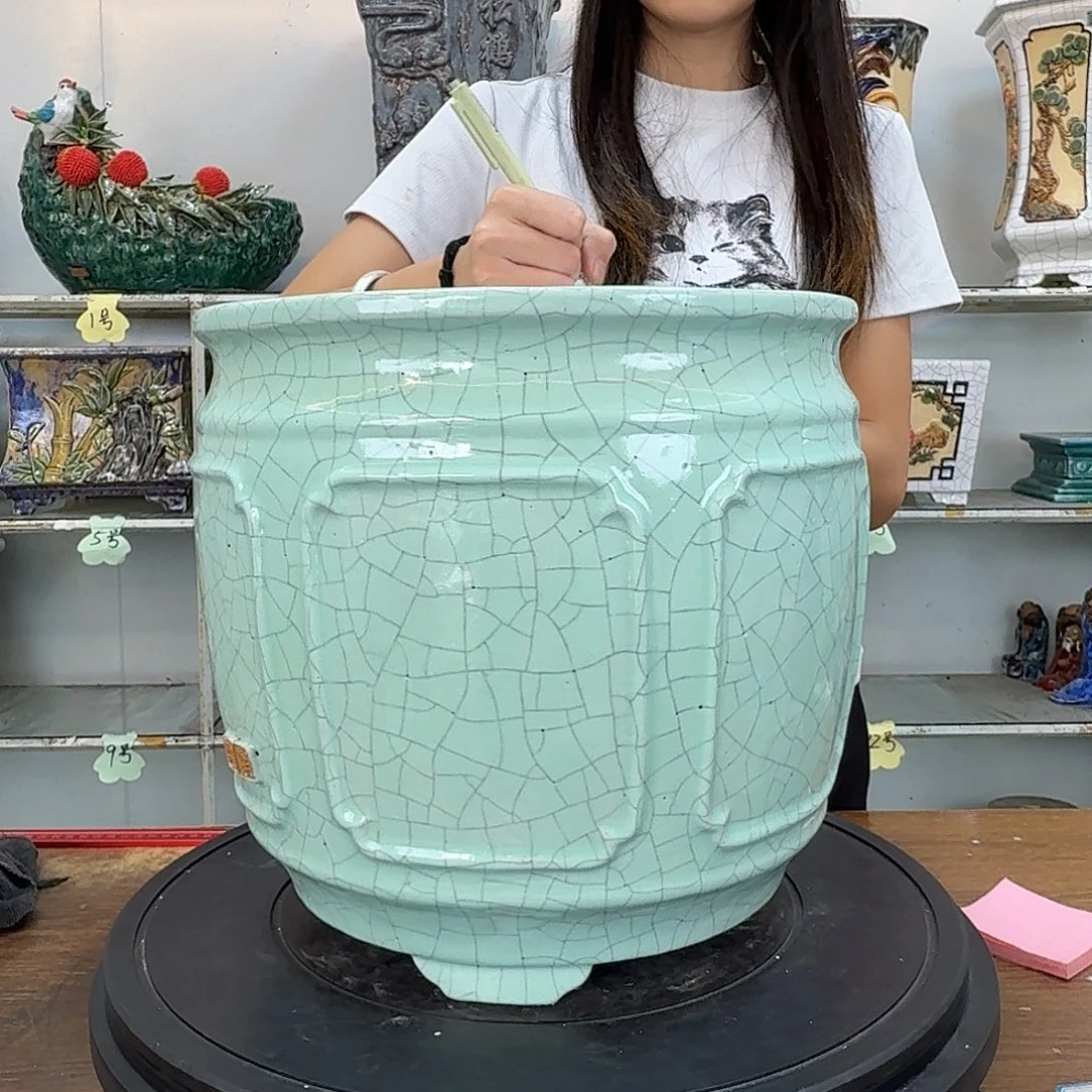 红***油内口24内深25石湾盆