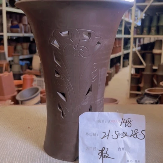 紫砂花盆紫紫砂盆